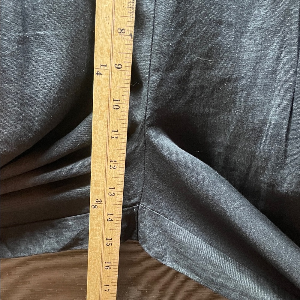 Banana Republic Black High Rise Wide-Leg Pants with Side Pockets - Picture 5 of 11
